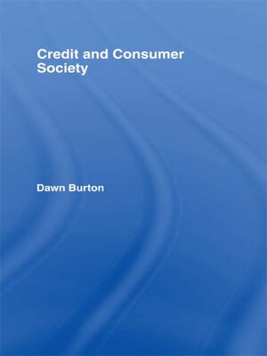cover image of Credit and Consumer Society